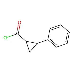 trans-2-Phenyl-1-cyclopropanecarbonyl chloride structure