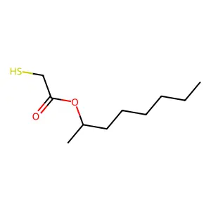 1-Methylheptyl mercaptoacetate structure