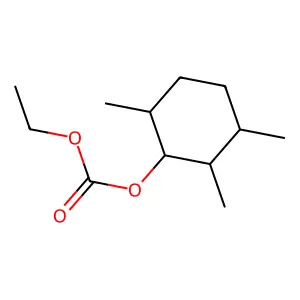 Carbonic acid, ethyl 2,3,6-trimethylcyclohexyl ester structure