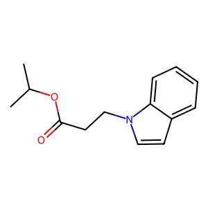isopropyl 1H-indole-1-propionate structure