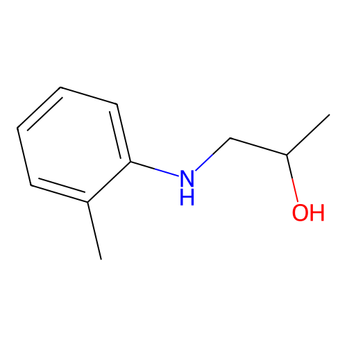1-o-Toluidino-2-propanol structure