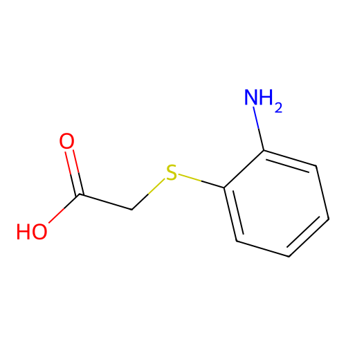 2-(2-Aminophenylthio)acetic acid structure
