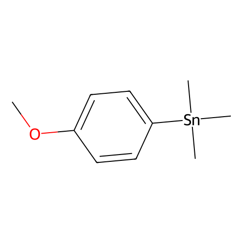Stannane, (4-methoxyphenyl)trimethyl- structure