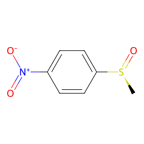 1-[(S)-methylsulfinyl]-4-nitrobenzene structure