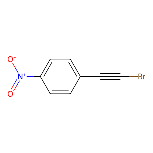 Benzene, 1-(bromoethynyl)-4-nitro- structure