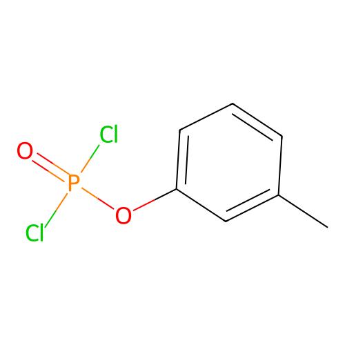 m-Tolyl phosphorodichloridate structure