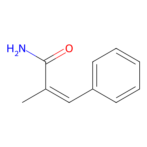 2-Methyl-3-phenylacrylamide structure