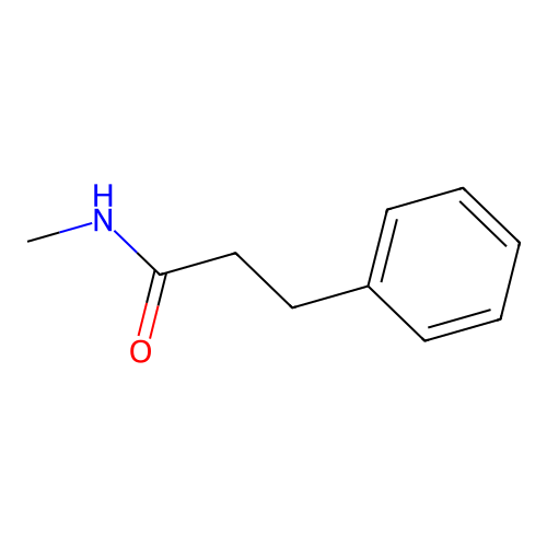 N-methyl-3-phenylpropanamide structure