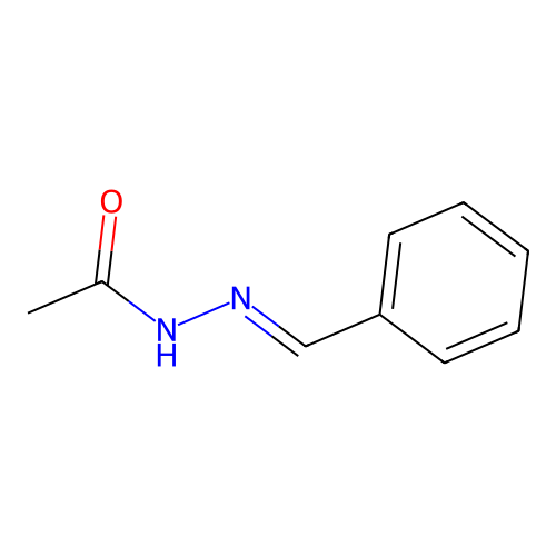 benzaldehyde N-acetylhydrazone structure