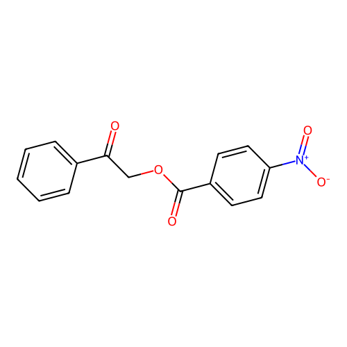 2-Oxo-2-phenylethyl 4-nitrobenzoate structure
