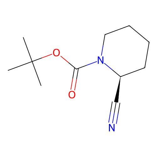 tert-Butyl (2S)-2-cyanopiperidine-1-carboxylate structure