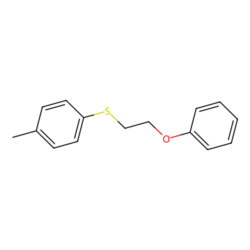 1-Methyl-4-[(2-phenoxyethyl)sulfanyl]benzene structure
