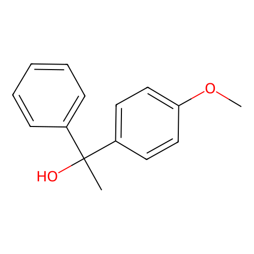 4-Methoxy-alpha-methyl-alpha-phenylbenzenemethanol structure