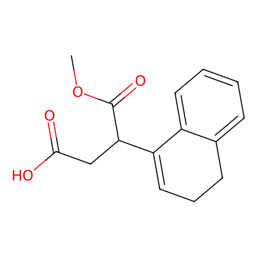 2-(3,4-Dihydro-naphthalen-1-YL)-succinic acid 1-methyl ester structure