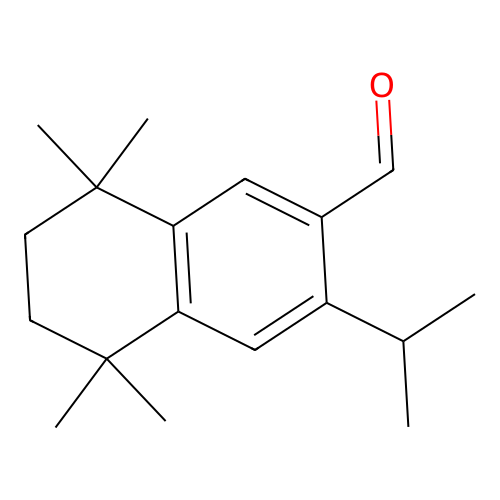 5,5,8,8-Tetramethyl-3-(propan-2-yl)-5,6,7,8-tetrahydronaphthalene-2-carbaldehyde structure