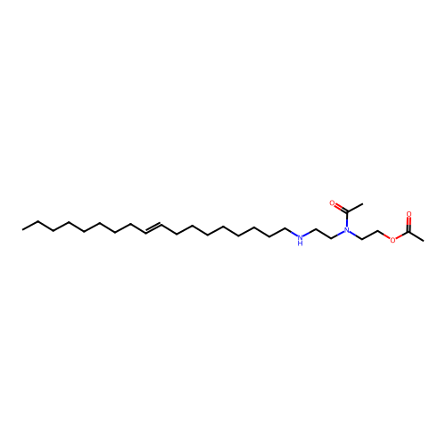 2-[N-[2-[(Z)-Octadec-9-enylamino]ethyl]acetamido]ethyl acetate structure