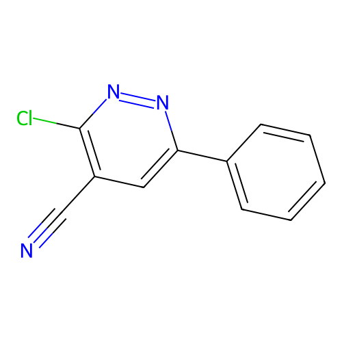 3-Chloro-6-phenylpyridazine-4-carbonitrile structure