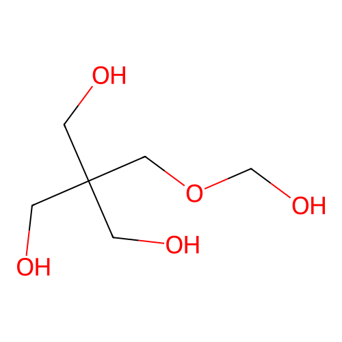 2-((Hydroxymethoxy)methyl)-2-(hydroxymethyl)propane-1,3-diol structure