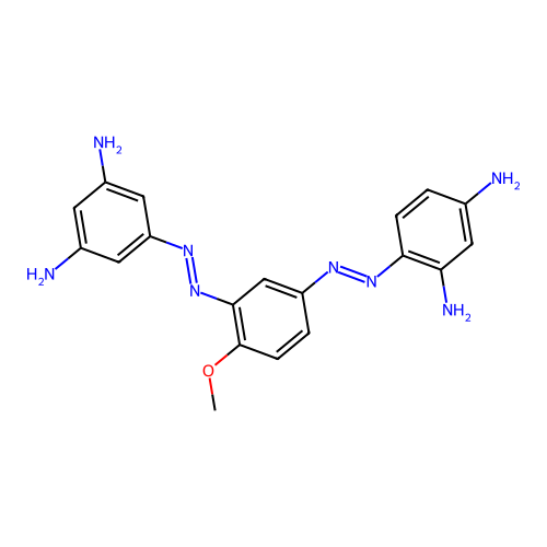 2-[(3,5-Diaminophenyl)azo]-4-[(2,4-diaminophenyl)azo]anisole structure
