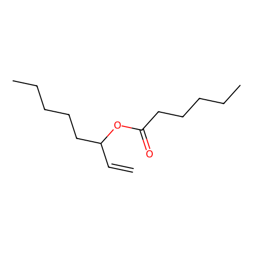 1-Vinylhexyl hexanoate structure
