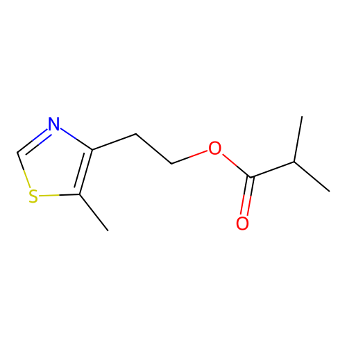 2-(5-Methyl-4-thiazolyl)ethyl isobutyrate structure