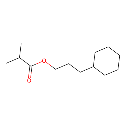 3-Cyclohexylpropyl isobutyrate structure