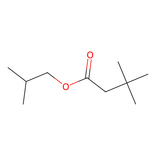 Isobutyl 3,3-dimethylbutyrate structure