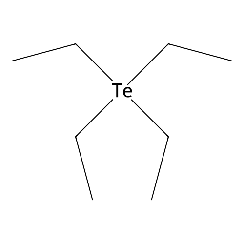 Tetraethyltellurium structure
