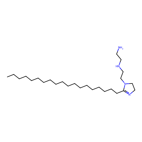 N-(2-(4,5-Dihydro-2-nonadecyl-1H-imidazol-1-yl)ethyl)ethylenediamine structure