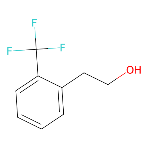 o-(Trifluoromethyl)phenethyl alcohol structure