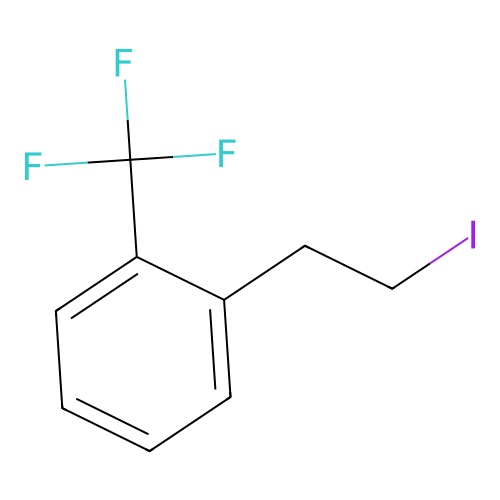 alpha,alpha,alpha-Trifluoro-2-(2-iodoethyl)toluene structure