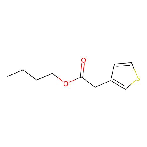 Butyl 3-thienylacetate structure