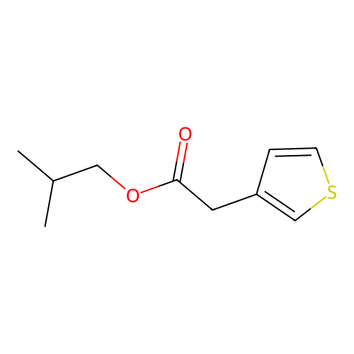 Isobutyl 3-thienylacetate structure