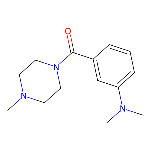Piperazine, 1-(m-(dimethylamino)benzoyl)-4-methyl- structure