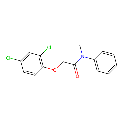 2-(2,4-Dichlorophenoxy)-N-methyl-N-phenylacetamide structure