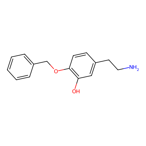 5-(2-Aminoethyl)-2-(benzyloxy)phenol structure