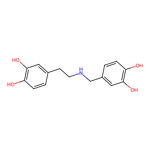 4-(2-{[(3,4-Dihydroxyphenyl)methyl]amino}ethyl)benzene-1,2-diol structure
