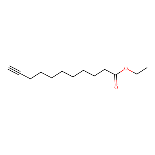 Ethyl undec-10-ynoate structure
