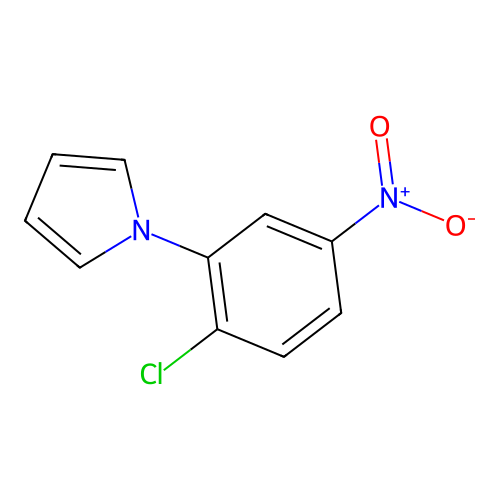 1-(2-chloro-5-nitrophenyl)-1H-pyrrole structure