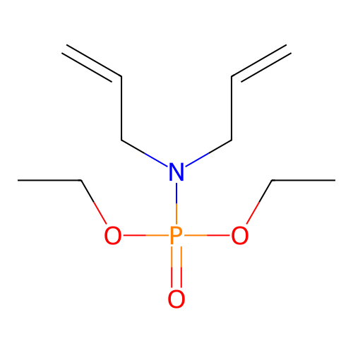 Diethyl N,N-diprop-2-en-1-ylphosphoramidate structure