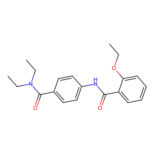 N-[4-(diethylcarbamoyl)phenyl]-2-ethoxybenzamide structure