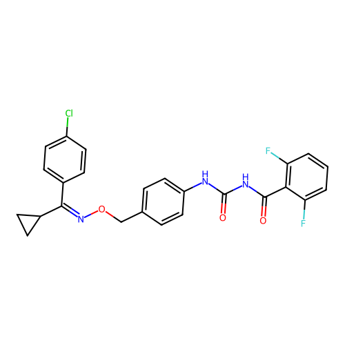 Flucycloxuron, (Z)- structure