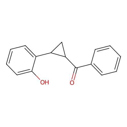 Methanone, [2-(2-hydroxyphenyl)cyclopropyl]phenyl- structure