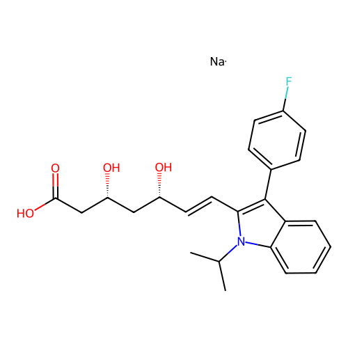 FLUVASTATIN SODIUM structure