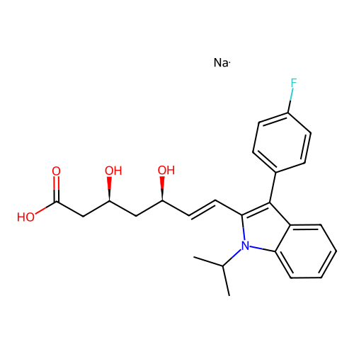 FLUVASTATIN SODIUM structure