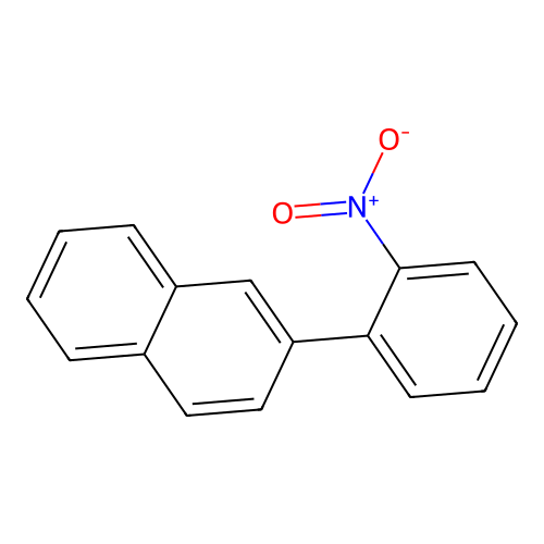 2-(2-Nitrophenyl)naphthalene structure