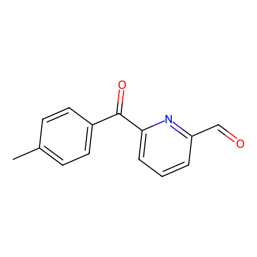 6-(4-Methylbenzoyl)pyridine-2-carbaldehyde structure