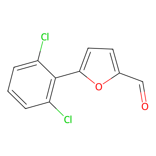 5-(2,6-Dichlorophenyl)furan-2-carbaldehyde structure