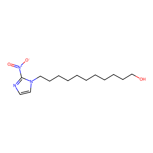 11-(2-Nitro-1H-imidazol-1-yl)undecan-1-ol structure