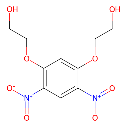 2-[5-(2-Hydroxyethoxy)-2,4-dinitrophenoxy]ethanol structure